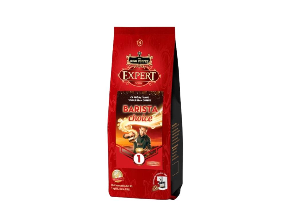 KING COFFEE Barista Choice Whole Bean coffee - Túi 1kg