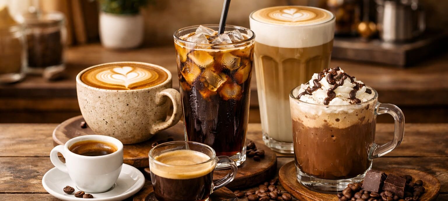 các loại thức uống cà phê