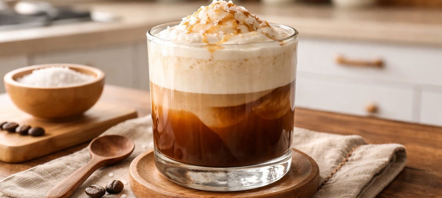 cách pha cà phê muối