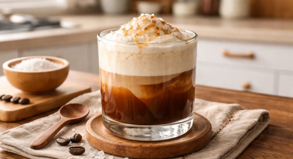 cách pha cà phê muối