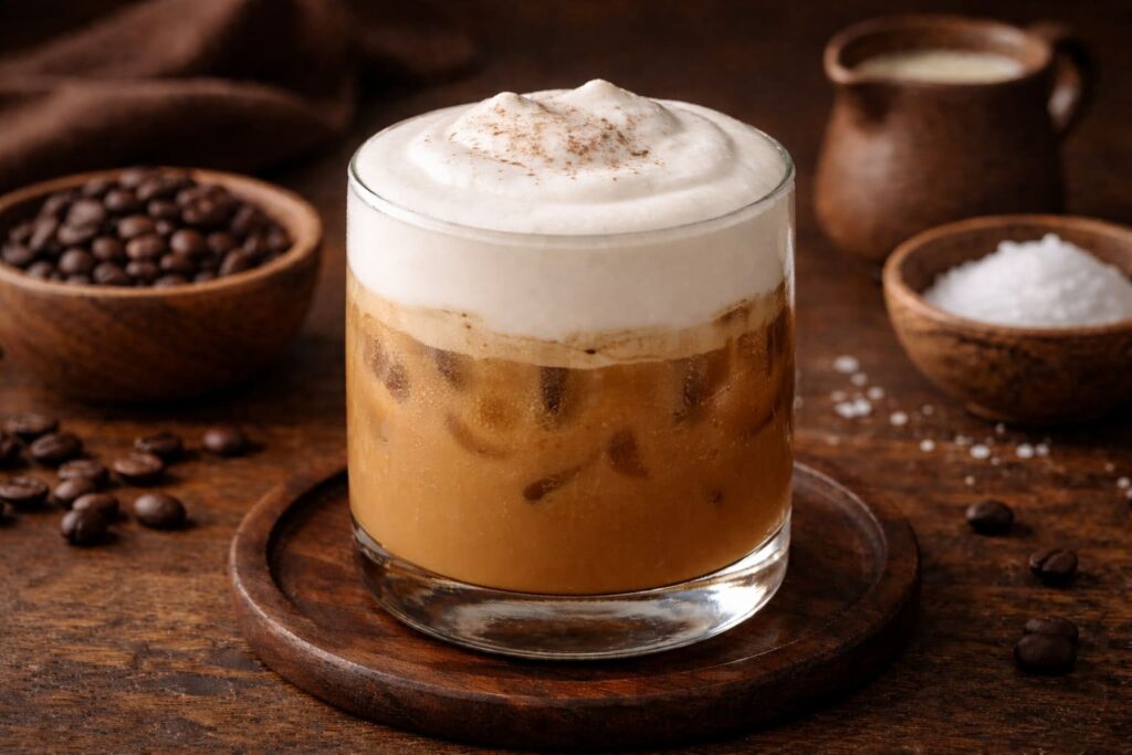 cách pha cà phê muối huế