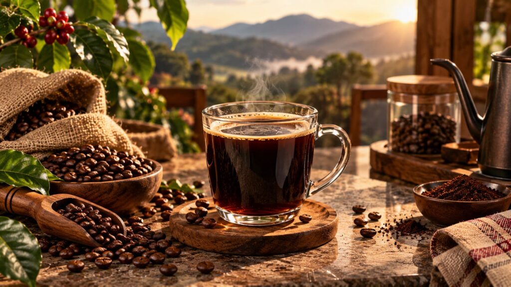 tỷ lệ pha americano chuẩn
