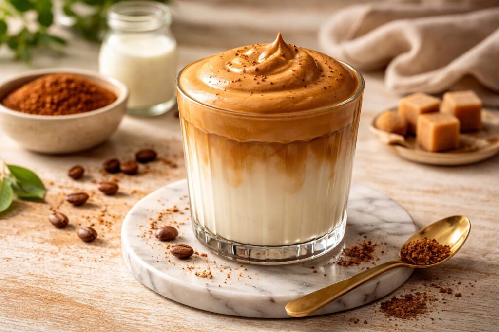 Cách pha cà phê bọt biển chuẩn vị tại nhà