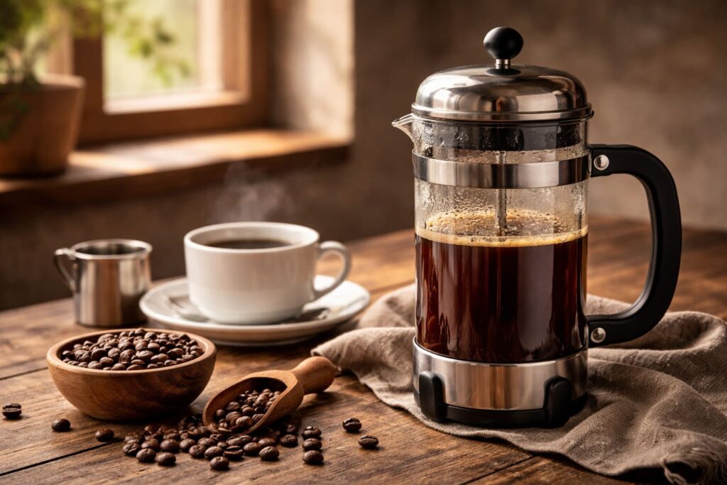 Cách pha cà phê kiểu Pháp tại nhà