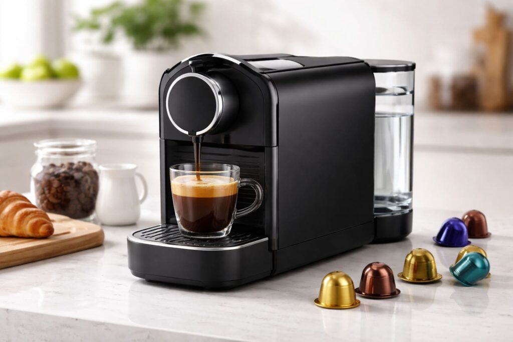 Cơ chế chiết xuất của máy cà phê capsule