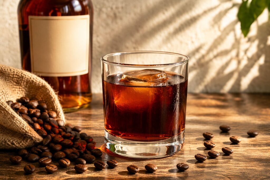 Cách pha cà phê rượu chi tiết đơn giản