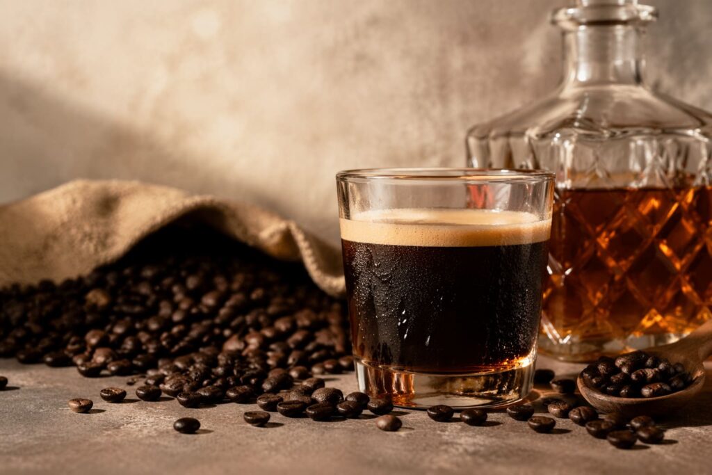 Lợi ích và lưu ý khi sử dụng cà phê rượu