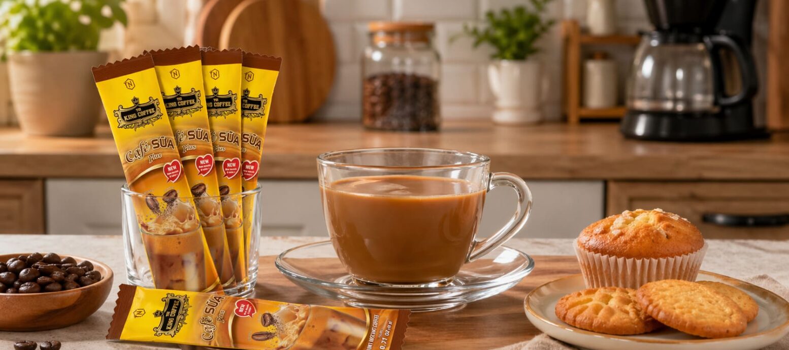 cách pha cà phê gói ngon