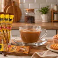 cách pha cà phê gói ngon