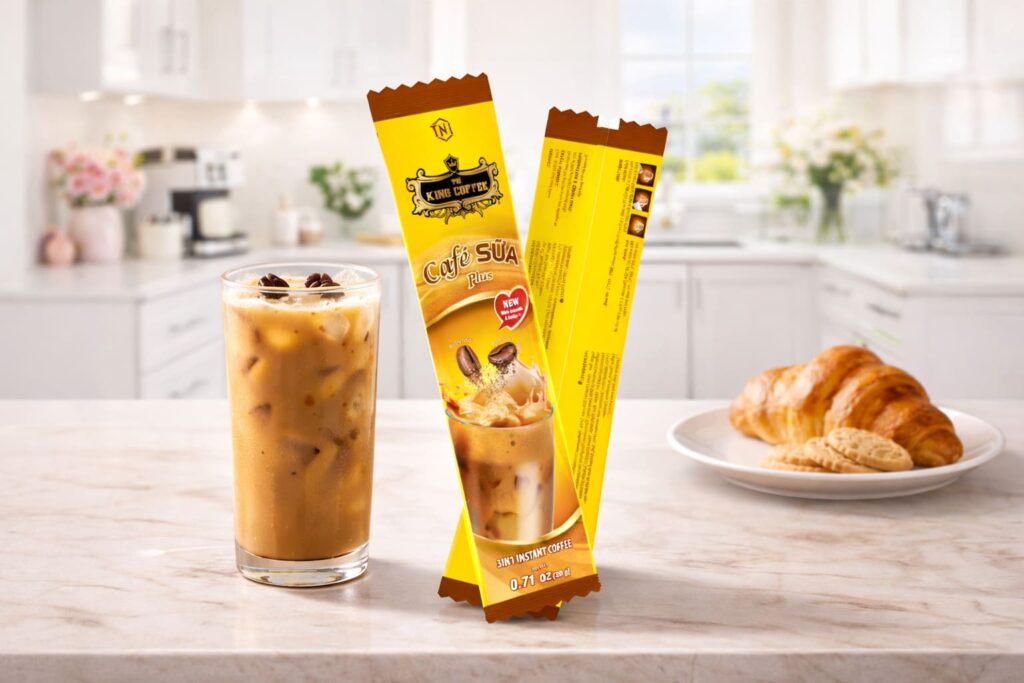 uống cà phê gói nhiều có hại không