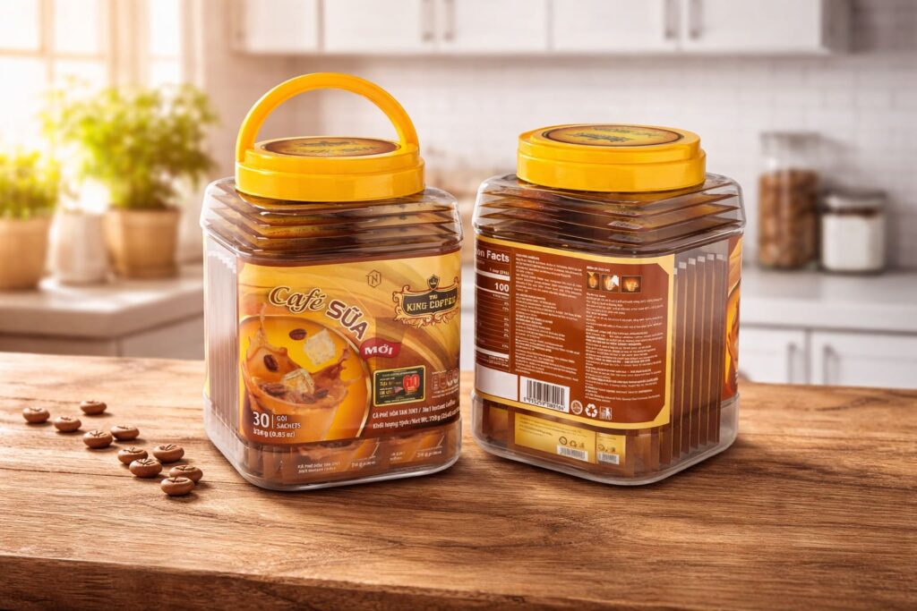 uống cafe sữa gói có béo không