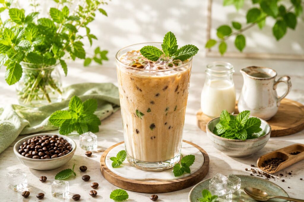 Cà phê bạc hà bao nhiêu calo