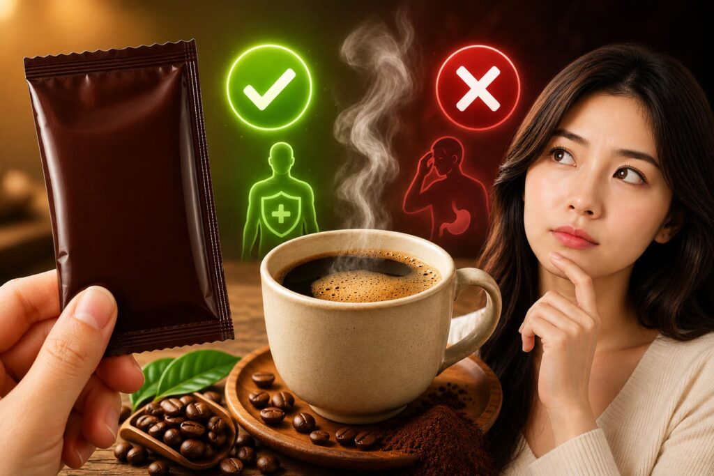 Lợi ích của việc uống 1 gói cà phê mỗi ngày