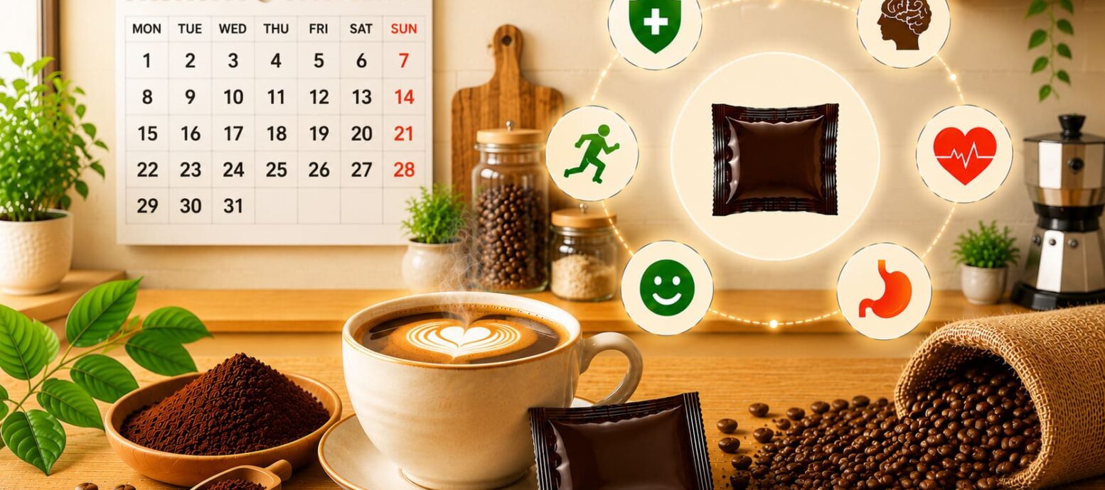 mỗi ngày uống 1 gói cà phê có tốt không