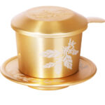 Phin Cà Phê Việt Nhôm Vàng - Logo KING COFFEE