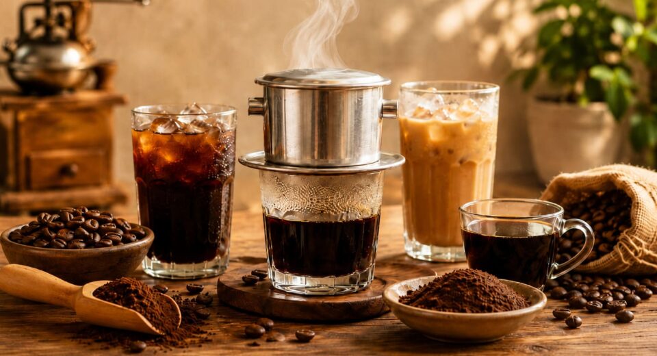 các loại cà phê pha phin