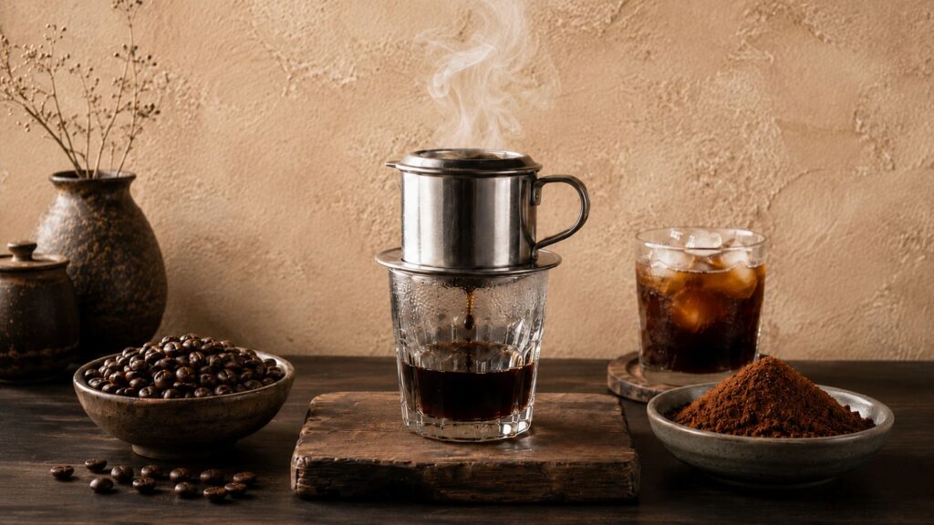 các loại cafe pha phin