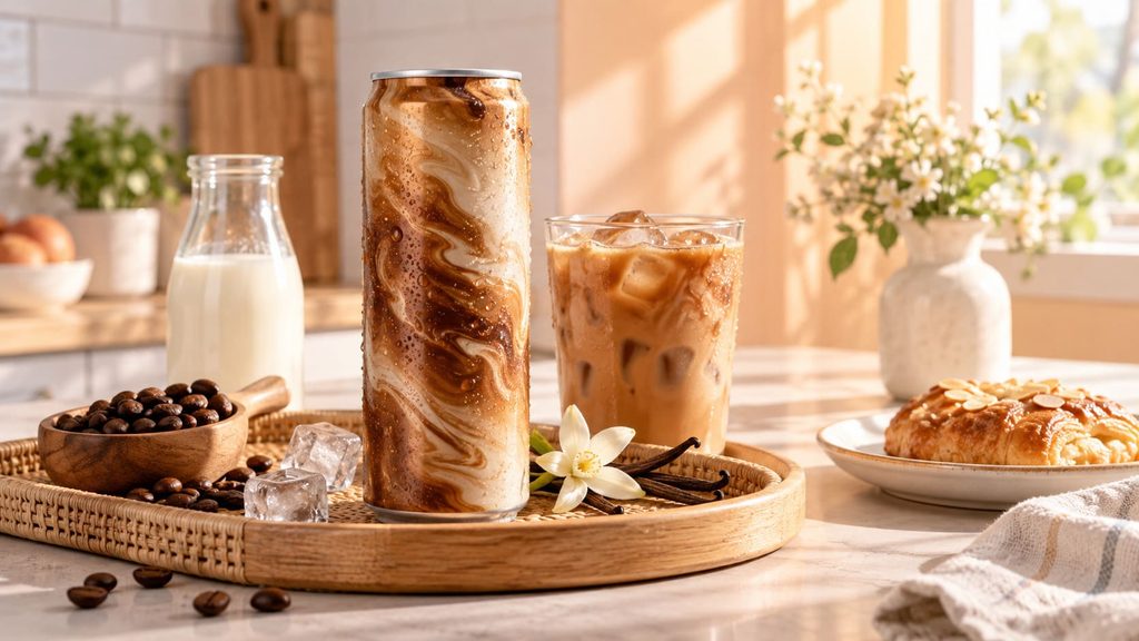 Cách uống cà phê lon uống liền ngon hơn