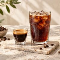 cà phê espresso và americano