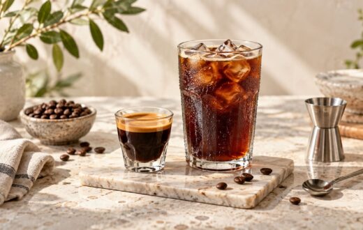 cà phê espresso và americano