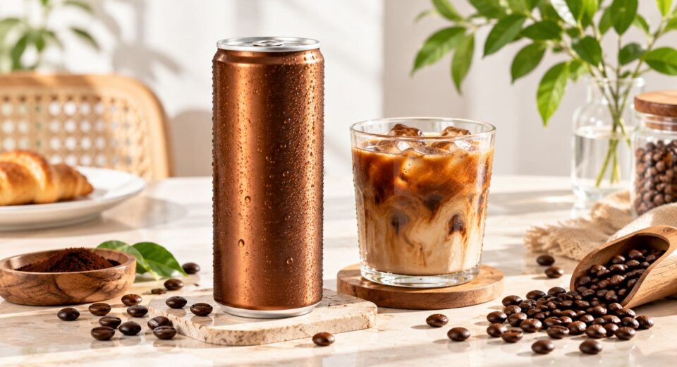 quy trình sản xuất cà phê đóng lon