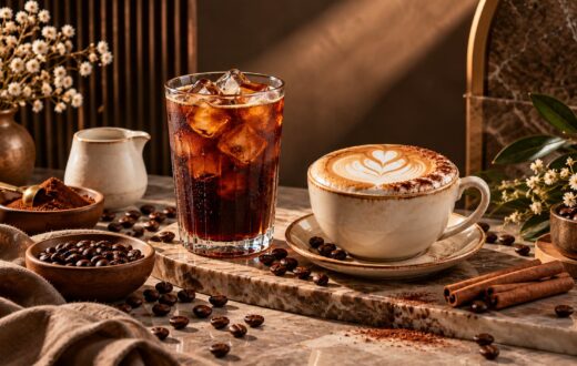 americano và cappuccino