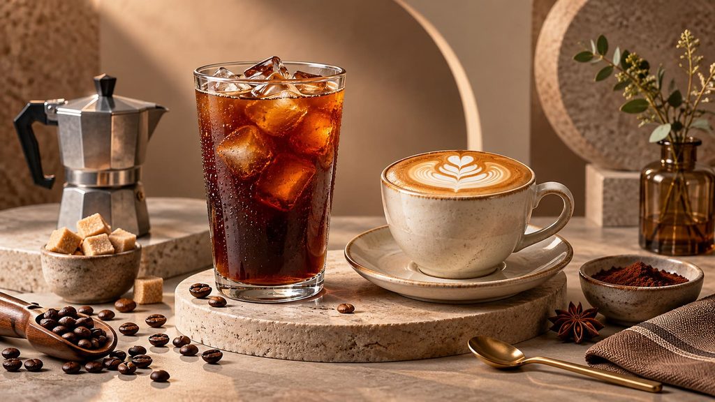 cappuccino và americano