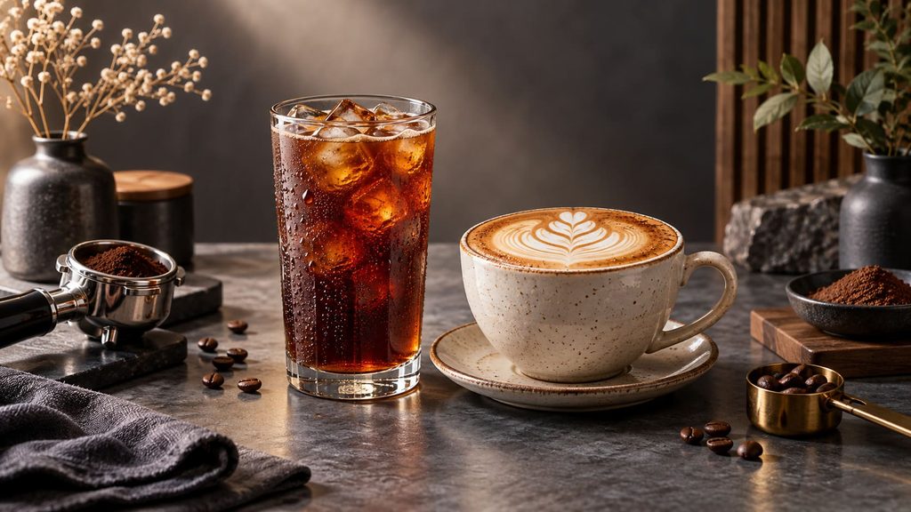 so sánh cà phê americano và cappuccino